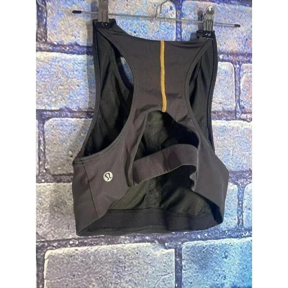 Lululemon Black Sports Top Women’s Size 6 - Picture 3 of 5